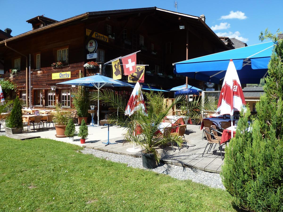 Gasthof Derby Hotel Zweisimmen Exterior foto